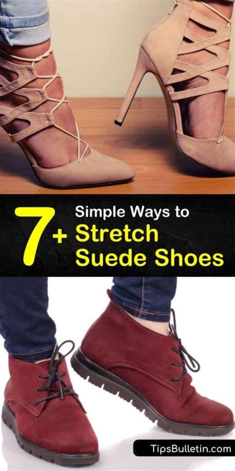 how to stretch fake suede shoes|to stretch out or lengthen.